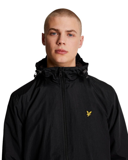 Lyle & Scott zip jakna crna