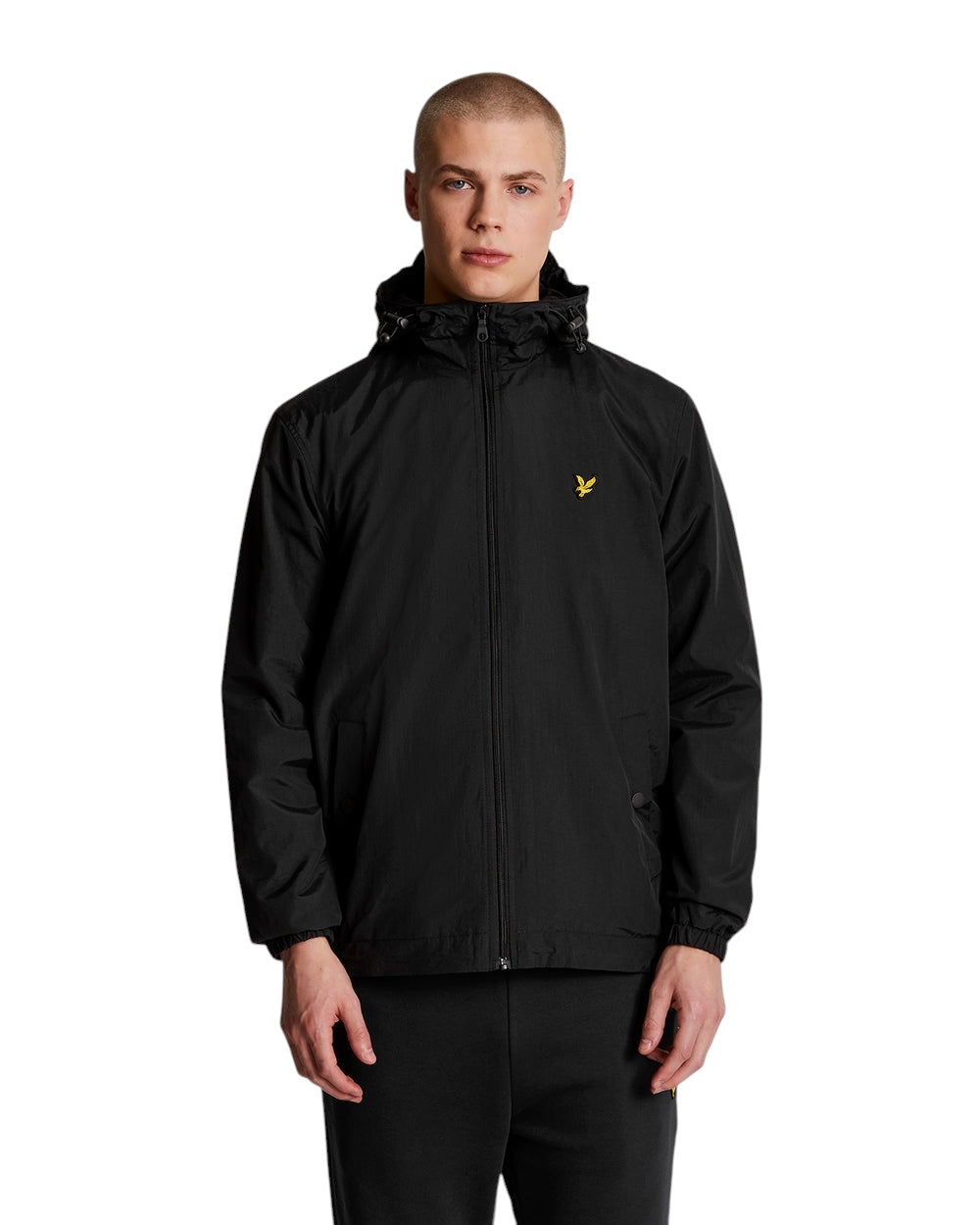 Lyle & Scott zip jakna crna