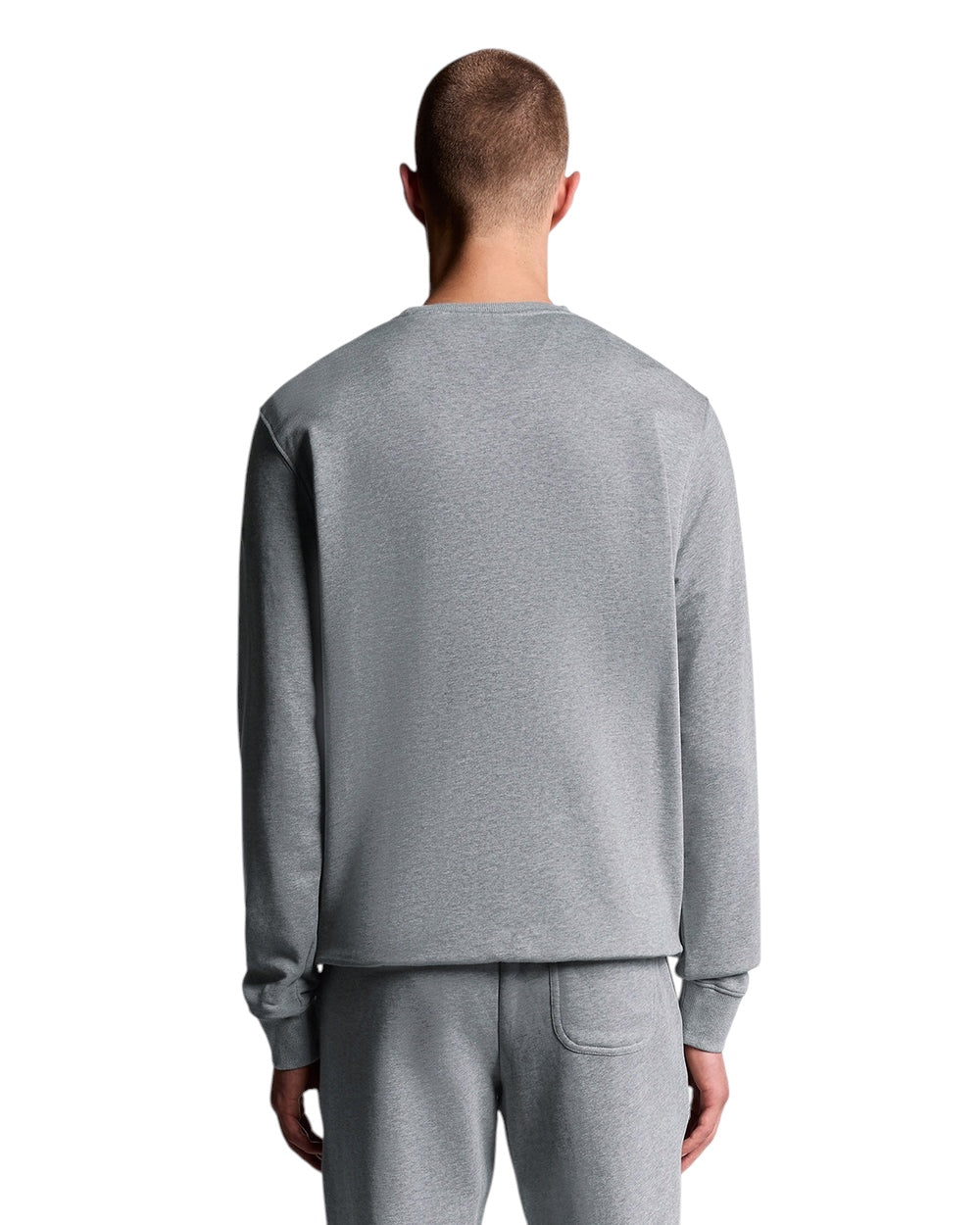 Lyle & Scott majica dugih rukava siva