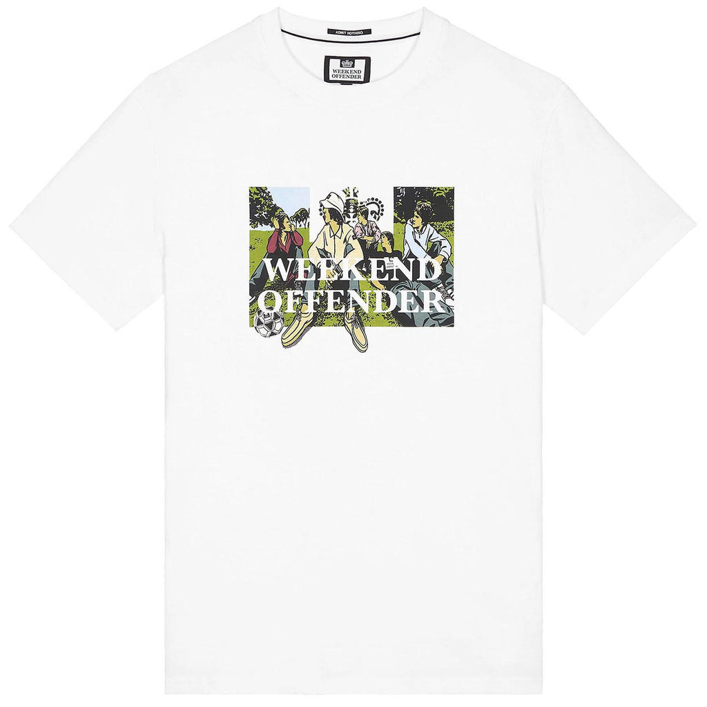 Weekend Offender Hymns kratka majica bijela