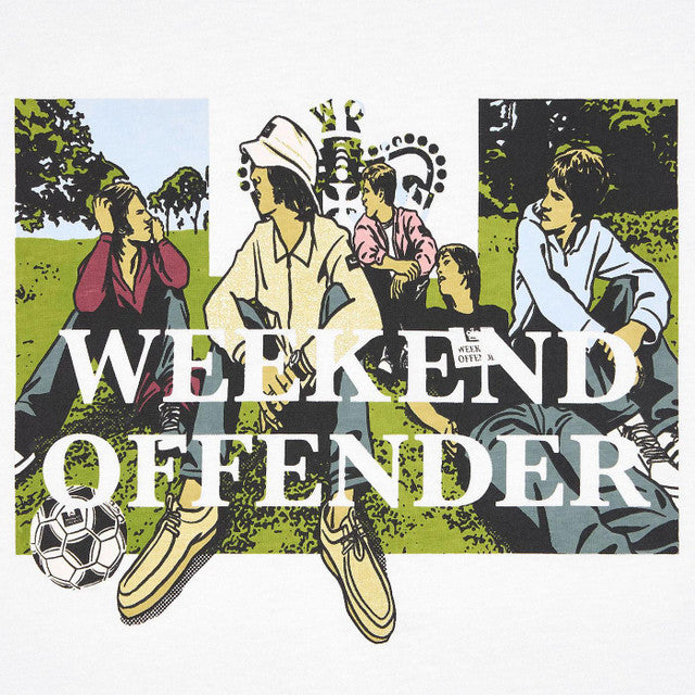 Weekend Offender Hymns kratka majica bijela