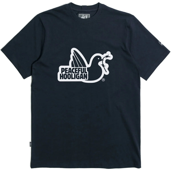 Peaceful Hooligan Outline kratka majica plava