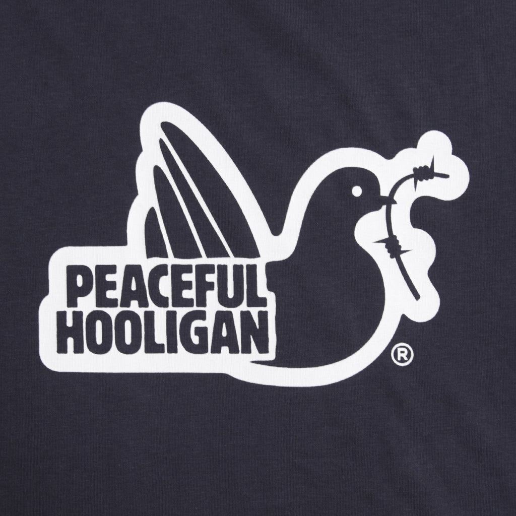 Peaceful Hooligan Outline kratka majica plava