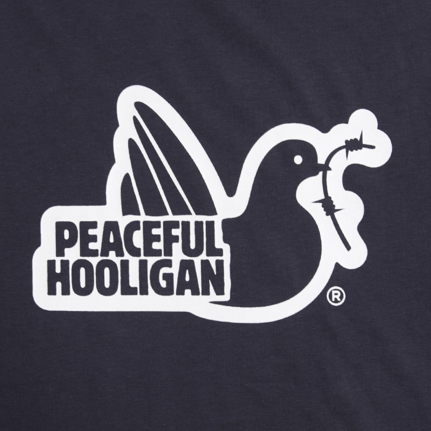 Peaceful Hooligan Outline kratka majica plava
