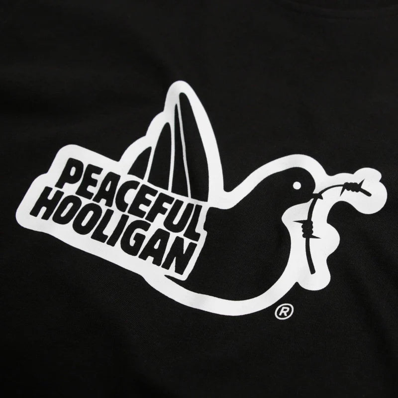 Peaceful Hooligan Outline kratka majica crna