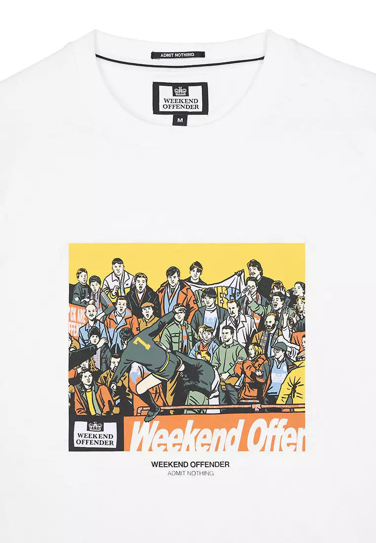 Weekend Offender Selhurst kratka majica bijela
