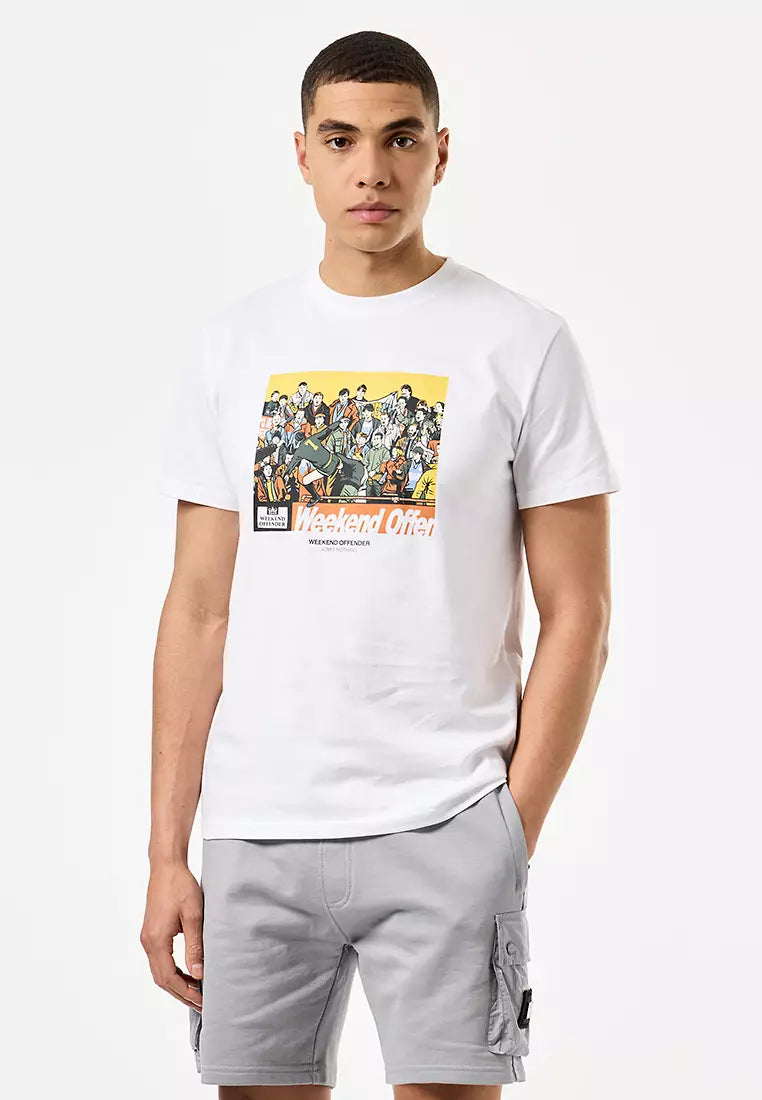 Weekend Offender Selhurst kratka majica bijela