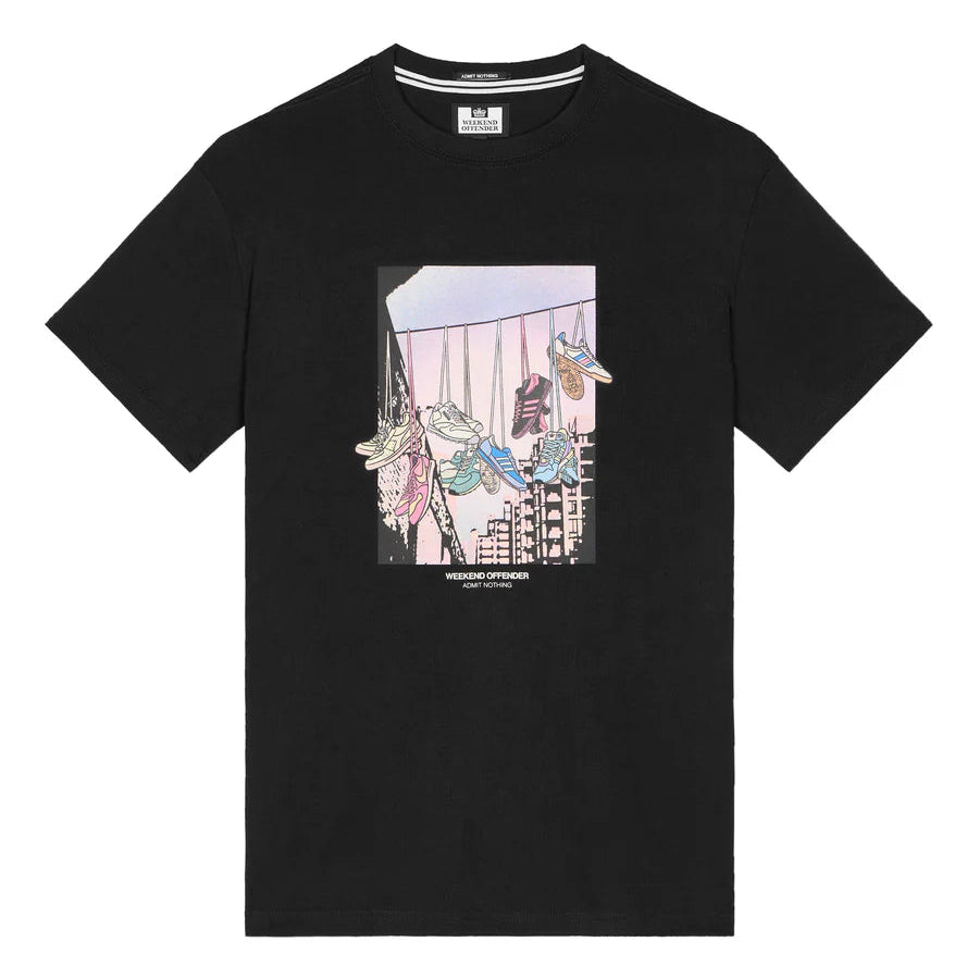 Weekend Offender Turf Wars kratka majica crna