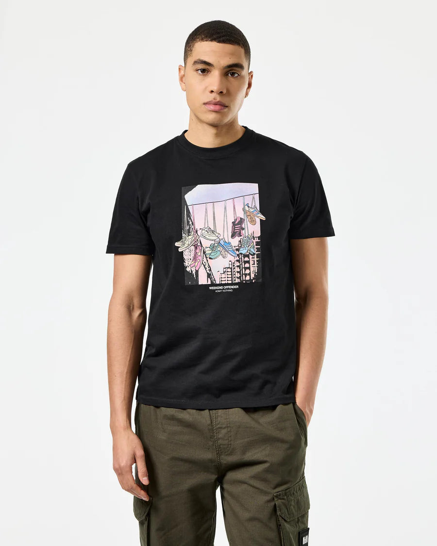 Weekend Offender Turf Wars kratka majica crna