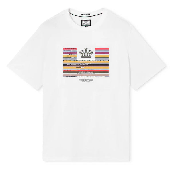Weekend Offender Vinyl kratka majica bijela